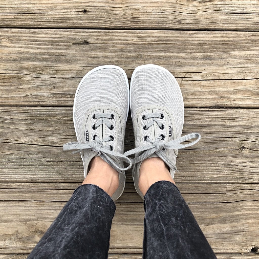 Bohempia barefoot vegan sneakers Kolda grey