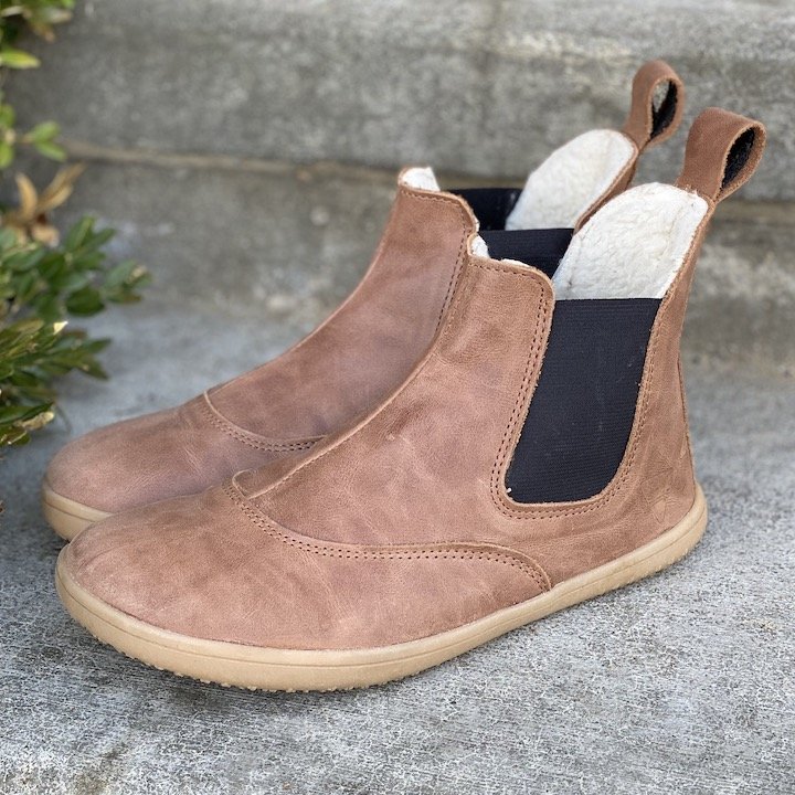 Front angled view of Angles Fashion Artemis warm winter chelsea boots
