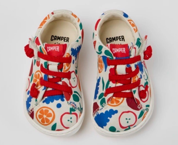 Colorful zero drop minimalist toddler sneakers Camper Peu