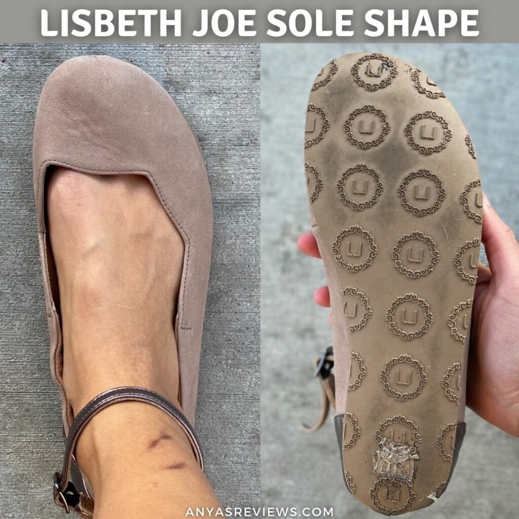 Lisbeth Joe dressy barefoot shoes for women ballet flats sole shape