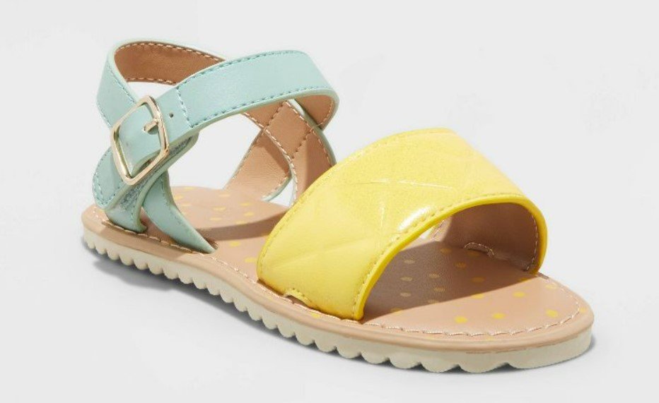Target Girls Cat & Jack zero drop flexible sandals