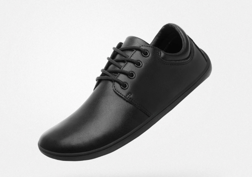 Saguaro affordable barefoot dress shoes in black
