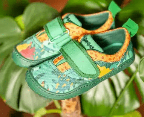 sambas the bambas vegan leaf print barefoot plant based sneaker
